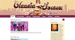 Desktop Screenshot of claudialonow.com